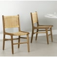 thumbnail image 1 of South Shore Balka Rattan and Teak Dining Chair, Set of 2, in Rattan and Natural, 1 of 10