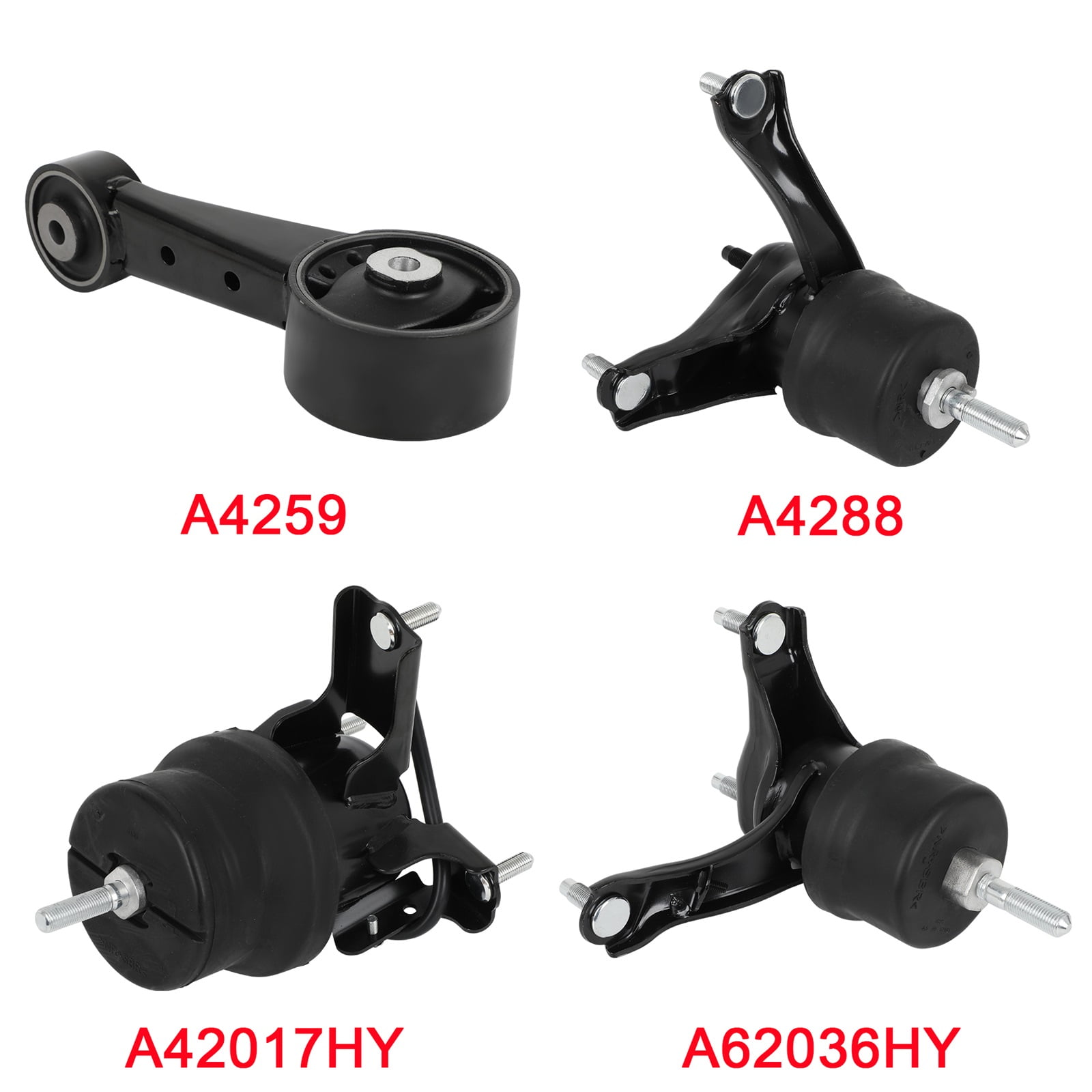 ECCPP Engine Motor Mount Transmission Mount and Torque Strut Mount Set Fit For Toyota Camry 2007-2017, Avalon 2008-2012 3.5L, Automatic Transmission 9538 9236 9884 9238
