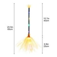 thumbnail image 3 of Cheapark Witch Broomstick Toy - Rudolph Themed Halloween Academy Prop, Fun Party Decoration And Thematic Display Item, 3 of 7