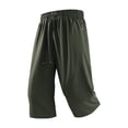 thumbnail image 6 of Eagokdc Sweat Capris Men Cotton Casual Drawstring Elastic Waist Loose Big And Tall Capri With Pockets Size XL-5XL, 6 of 8