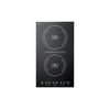 SUMMIT SINC2220 - Induction cooktop - 2 hobs - Niche - width: 10.6 in - depth: 19.4 in - with beveled frame - black