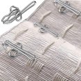 thumbnail image 3 of Ganchos para cortinas Ganchos para cortinas de metal, ganchos para cortinas de alta resistencia, ganchos para cortinas con cinta de cabecera para cortinas de metal, resistentes al óxido. z, 3 of 5