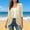 Beige, variant on Women Solid 3/4 Sleeve Thin Duster Coat in Airy Fabric for All Season Daily Casual Outer Wear