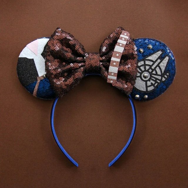 2023 Orejas de Mickey Mouse Diadema Lentejuelas 5quot; Hair Bow Festival Party Cosplay Hairband Mujeres Regalo Niños Accesorios para el cabello Gao Jinjia LED