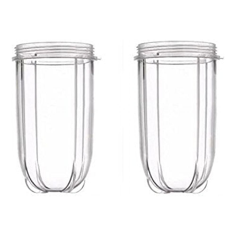 2 PCS Replacement Cups For Magic Bullet Replacement Parts 16OZ Blender Cups  Jar compatible with 250W Magic Bullet MB1001 Series Juicer Mixer