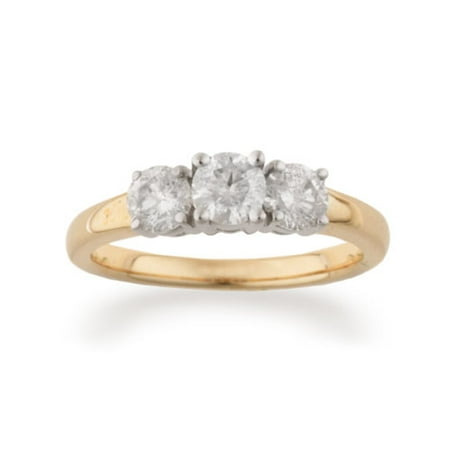 1 Ctw Ppf Ring, Size 5-14kt