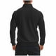 thumbnail image 3 of Blusa y camisa de manga larga con cuello alto para hombre, jersey de terciopelo con cremallera de un cuarto de color liso, blusa informal de manga larga con cuello alto para hombre, blusa de poliéster, 3 of 3