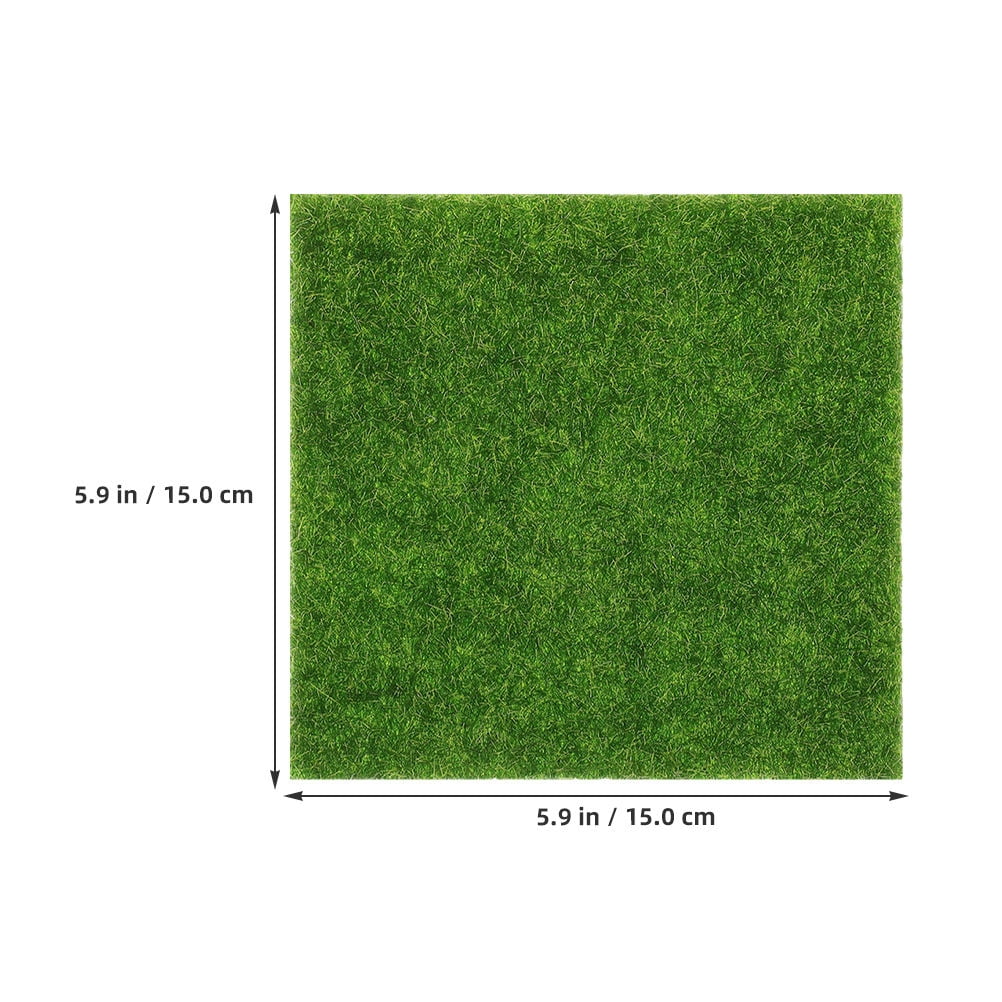 YOSADIER Realistic Artificial Green Moss Decoration Plastic Plant for Office Versatile Use
