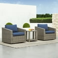 thumbnail image 4 of CHITA Outdoor Flat Wicker Side Table, Gray, 4 of 6