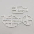 thumbnail image 1 of 3Pcs/Set Eat Me Cookie Cutter Alice In Wonderland Theme DIY Cookie Baking Accessories, 1 of 6
