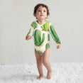 thumbnail image 4 of Xecao Cactus And Succulent Print Baby unisex-baby Cotton Long-sleeve Bodysuits-18 Months, 4 of 6