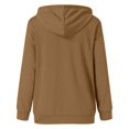 thumbnail image 4 of Pntutb Moda Mujer Navidad Impreso Bolsillo Blusa De Manga Larga Casual tops Sweatershirt Botón Sudaderas Con Capucha Pntutb Pntutb-1565, 4 of 4