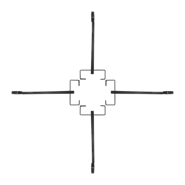 X Hanging Basket Brackets for Concrete Fence Posts Supports Easy Fill