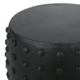 thumbnail image 3 of GDF Studio Gerick Outdoor Lightweight Concrete Side Table, Matte Black, 3 of 6