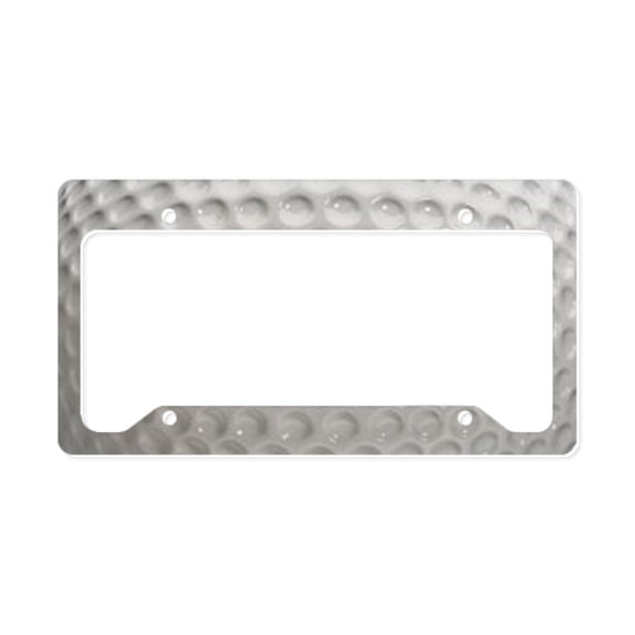 CafePress - Golf Ball Sport License Plate Holder - Aluminum License Plate Frame, License Tag Holder