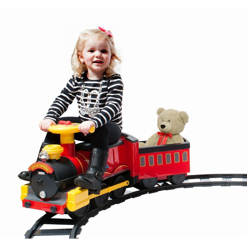 Rollplay Steam Train 6 Volt Children's Battery RideOn Toy Walmart