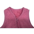 thumbnail image 2 of Aolyty Fleece Vest For Toddler Girls Zipper Waistcoat Clothes 5T, 2 of 7