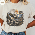 thumbnail image 4 of Fly Free Jackie Shirt, Big Bear Eagle Memorial Tee, Bald Eagle Tribute, Jackie the Eagle Shirt, Wildlife T Shirt, Eagle Gift, 4 of 7