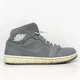 thumbnail image 1 of Ni - ke Ni - ke Mens Air Jordan 1 554724-014 Gray Basketball Shoes Sneakers Size 10.5, 1 of 5