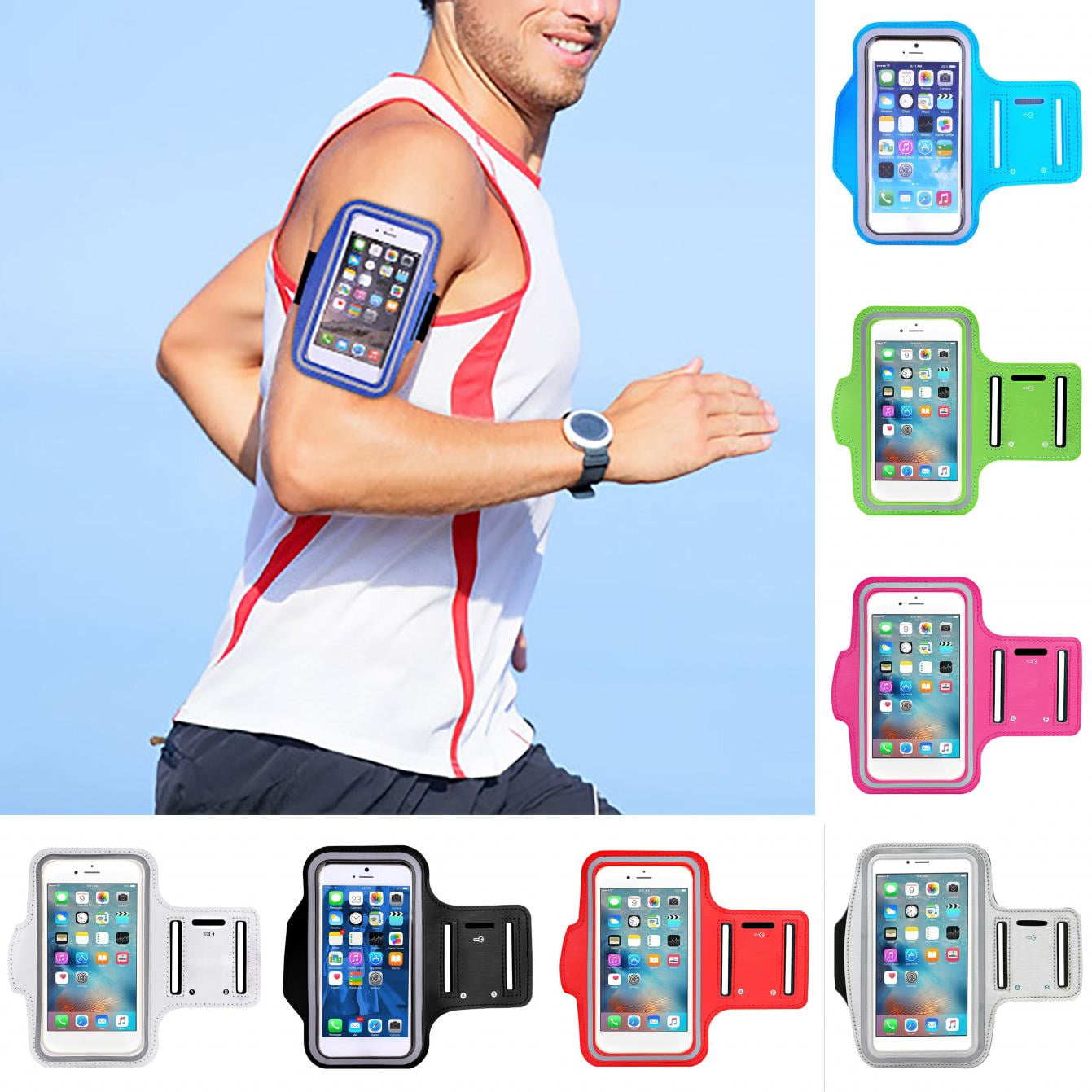 Manwang 2 Pack Cell Phone Armband for Running/Walking/Hiking/Biking