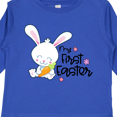 thumbnail image 4 of Inktastic My 1st Easter with Cute Bunny and Carrot Boys or Girls Long Sleeve Toddler T-Shirt, 4 of 5