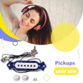thumbnail image 3 of sweethay Pastilla de sonido de guitarra acústica, bobina de cobre, componentes de pastillas universales profesionales ajustables con tornillos Accesorios para instrumentos musicales, 3 of 6