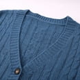 thumbnail image 6 of Cardigan Sweaters for Women 2025 Long Sleeve V-Neck Button Cable Knit Sweater Jacket Coat Womens Cardigan Sweaters, 6 of 8