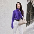 thumbnail image 2 of Bolso de hombro de diseñador de lujo, superventas, bolso de mujer de cuero suave vintage, bolso plisado de gran capacidad 2024, 2 of 5