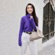 thumbnail image 2 of Bolso de hombro de diseñador de lujo, superventas, bolso de mujer de cuero suave vintage, bolso plisado de gran capacidad 2024, 2 of 5