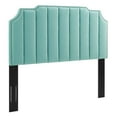 thumbnail image 2 of Modway Rosalind Performance Velvet King/California King Headboard in Mint, 2 of 10