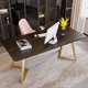 thumbnail image 4 of Italian Slate Office Desk Write Workbench Simplicity Luxury Office Desk Home Reception Executive Escritorio Furniture QF50OD My Lux Decor Round, 4 of 12