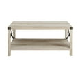 thumbnail image 3 of Pemberly Row Table Basse de 40 Pouces en Chêne Blanc et Bronze, 3 of 4