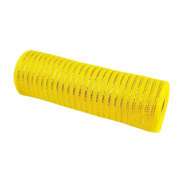 Rollo de cinta de malla BLESIY Amarillo 10 pulgadas x 30 pies