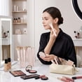 thumbnail image 6 of Livhil 13 Pcs Pink Makeup Brushes Set, Soft Makeup Brushes with Pouch, Eyeshadow Brushes Easy-taken Full Face Cosmetic Brushes for Beginners, 6 of 8