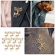 thumbnail image 4 of 10pcs alk broches retro ciervos corsages aleación navidad amortiguador regalo de Navidad, 4 of 5