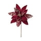 thumbnail image 2 of Flores Artificiales Navideñas Rojas | Arreglo Floral Navideño de Tela de Alta Gama | Jarrón Decorativo Ligero | Decoración Festiva para Interiores y Exteriores, Fiestas y Reuniones, 2 of 6