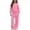 Pink, variant on Lovzfmll Boy's & Girl's Zip-Up Set, Hooded Jacket & Wide Leg Pants, Warm Casual Wear for Little Girls, 11-12 Years