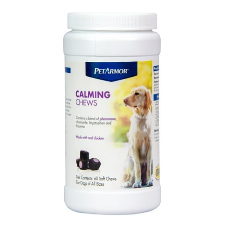 PetArmor Calming Soft Chews for Dogs, 60 Chews (Best Dog Calming Medicine)