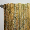 thumbnail image 3 of Designart 'Yellow Colorful Autumn Forest' Forest Curtain Panel, 3 of 5