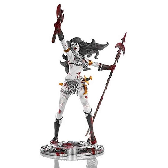 Red Sonja 45th Anniversary Black & White Berzerker Variant 12 Inch Statue LTD 250