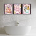 thumbnail image 5 of PixonSign Framed Canvas Print Wall Art Set - French Perfume with Flowers Modern Posters - Set of 3 Floral Botanical Urban Illustrations Boho Colorful Wall Décor for Living Room - 12"x16"x3 Black, 5 of 5
