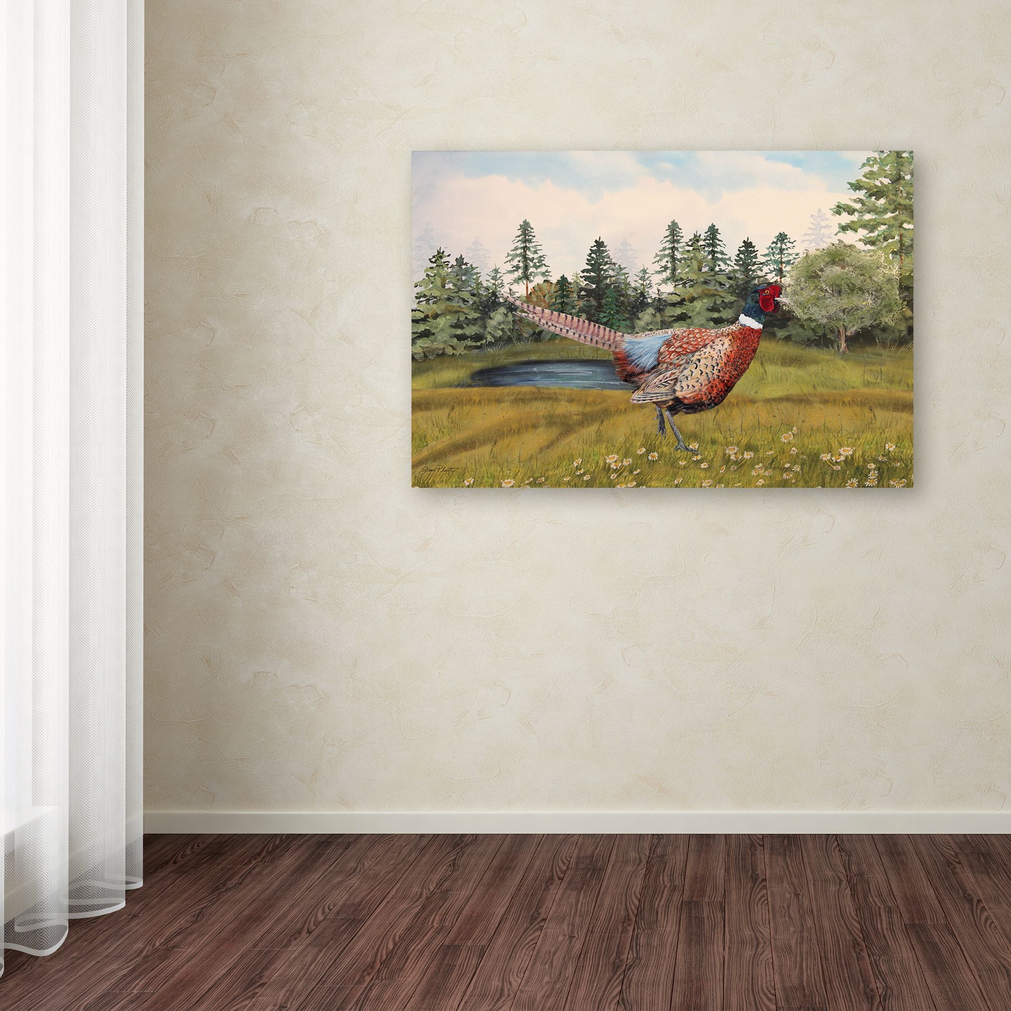 Trademark Fine Art 'Wilderness Lodge 15' Canvas Art by Jean Plout