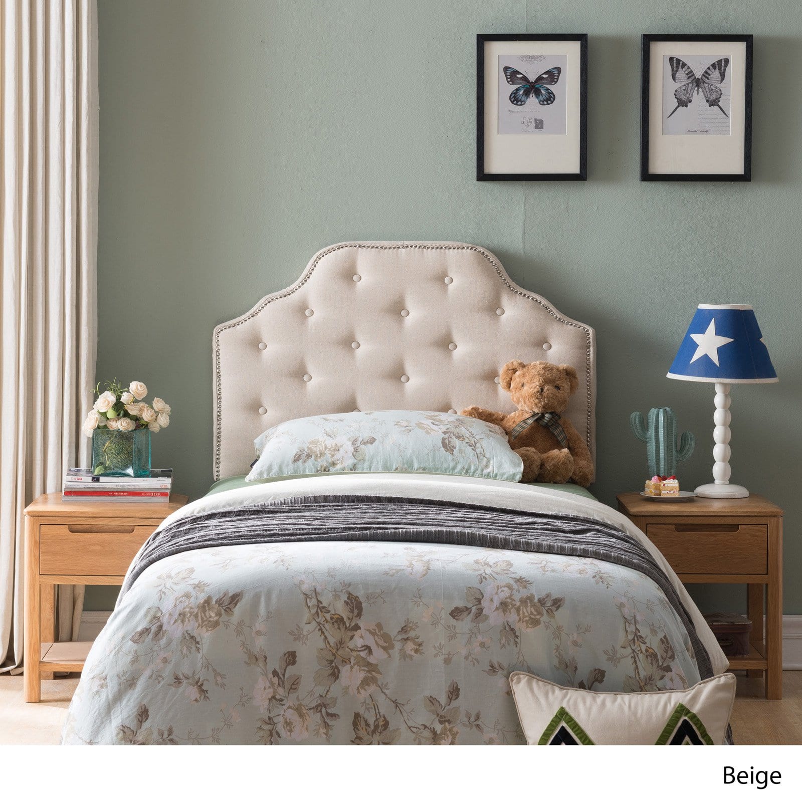 Whendell Nail Head Upholstered Headboard