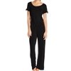 Betsey Johnson NEW Black Womens Size Large L Pajama Set Sleepwear