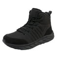 thumbnail image 7 of Platform Snow Boots for Women Men High Top Lace up Winter Thicken Fuzzy Warm Comfort Soft Sole Outdoor Hiking Shoes, 7 of 7