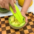 thumbnail image 5 of 2025 New Melon Cutting Tool,Cantaloupe Slicer Fruit Cutter,Portable Cube Watermelon Cutter Slicer,Multifunctional Simple Melon Divider Peeler for Home Party Camping Kitchen Gadget,Melon Slicer, 5 of 7