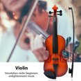 thumbnail image 4 of Violín simulado, práctica musical, violín para principiantes, kit de violín musical, 4 of 8