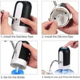 thumbnail image 4 of Pompe à Eau 5 Gallons - Pompe à Eau Potable pour Bouteille de 5 Gallons 3 à 5 Gallons Réutilisable Vis Ou Couronne USB Rechargeable Distributeur Automatique pour la Maison, 4 of 6