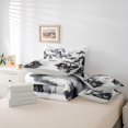 thumbnail image 6 of Homewish Painting Mountain Scenery 7pcs Bedding Comforter Set,Natural Landscape Queen Bedding Sets,White Gray Queen Sheet Sets For Boys Girls,Ultra Soft Home Decor Reversible, 6 of 8