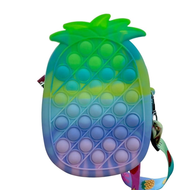 Push Bubble Bags Sensory Toy Stress Reliever Bolsa De Silicona Bolsa De Hombro Para Niños Y Adultos Advancent AP007822-03